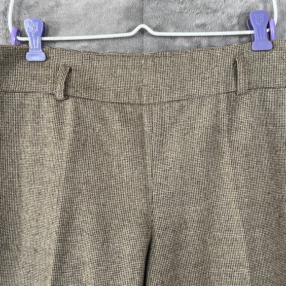 Adrienne Vittadini Women's Tweed Straight Leg Trousers Pants Pockets Lined FLAW - Picture 2 of 12